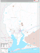 Santa Rosa County, FL Digital Map Premium Style